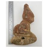 Human Effigy Stone Pipe