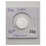 1/10th oz Fine Silver Coin