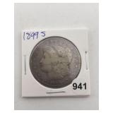 1899 S Morgan Silver Dollar Coin