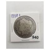 1889 O Morgan Silver Dollar Coin