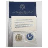1974 UNC 40% Silver Eisenhower Dollar Coin