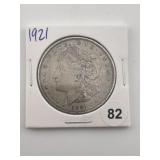 1921 Morgan Silver Dollar Coin