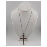 Sterling Pendant on Necklace