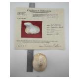 Bust Birdstone with Thomas Matthews COA from Green