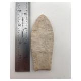 3 & 7/8" Clovis Indian Artifact Arrowhead