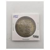 1921 Morgan Silver Dollar Coin