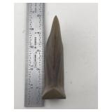 Very Nice Slate Birdstone Indian Artifact Arrowhea