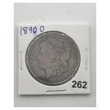 1890 O Morgan Silver Dollar Coin