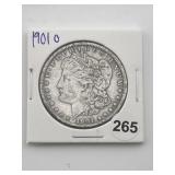 1901 O Morgan Silver Dollar Coin