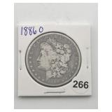 1886 O Morgan Silver Dollar Coin