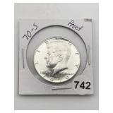 1970 Kennedy Half Dollar Silver Coin