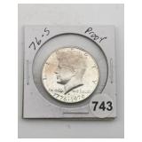 1976 Kennedy Half Dollar Silver Coin