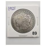 1921 Morgan Silver Dollar Coin