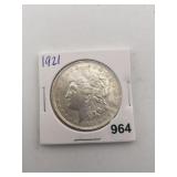 1921 Morgan Silver Dollar Coin