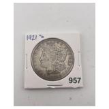 1921 S Morgan Silver Dollar Coin