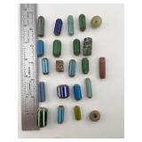 Large Group of Chevron, Glass Trade Beads, etc.