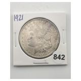 1921 Morgan Silver Dollar Coin