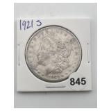 1921 S Morgan Silver Dollar Coin
