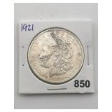 1921 Morgan Silver Dollar Coin