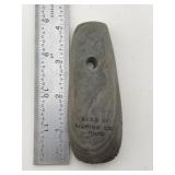 Slate Pendant from Licking County, Ohio Indian Art