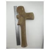 Monolithic Axe broken & glued Indian Artifact Arro