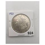 1921 Morgan Silver Dollar Coin