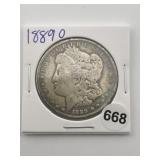 1889 O Morgan Silver Dollar Coin