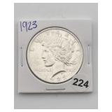 1923 Peace Silver Dollar Coin