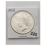 1923 Peace Silver Dollar Coin