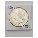 1923 Peace Silver Dollar Coin