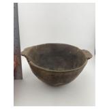 Mississippian Strap Handle Bowl Indian Artifact Ar