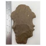 Chipped Face Effigy Indian Artifact Arrowhead