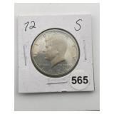 1972 Kennedy Half Dollar Silver Coin