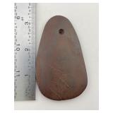 Hematite Pendant Indian Artifact Arrowhead
