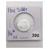 1/10th oz Fine Silver Coin