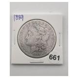 1889 Morgan Silver Dollar Coin