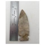 3 & 7/8" Cache River Indian Artifact Arrowhead