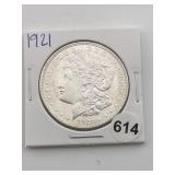 1921 Morgan Silver Dollar Coin