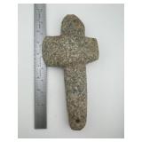 Fish Effigy Monolithic Axe Indian Artifact Arrowhe