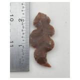 Flint Snake Effigy Indian Artifact Arrowhead