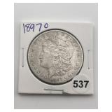 1897 O Morgan Silver Dollar Coin