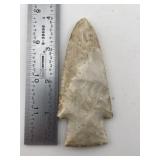 3 & 7/8" Hardin Indian Artifact Arrowhead