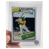 Rickey Henderson Baseball Card