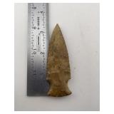 3 & 3/8" Side Notch Indian Artifact Arrowhead