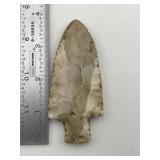 3 & 3/4" Hardin Indian Artifact Arrowhead