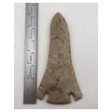 7 & 3/8" Ross Blade Indian Artifact Arrowhead