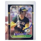 Dave Kingman Hand Signed Authentic Autograph