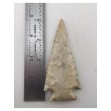 4" Apple Creek Indian Artifact Arrowhead
