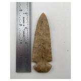 3 & 7/8" Dovetail Indian Artifact Arrowhead