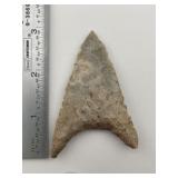 2 & 7/8" Paleo Point Indian Artifact Arrowhead